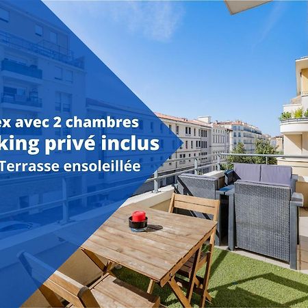 La Joliette; Duplex 2 Chambres, Parking Inclus+ Terrasse+ Ascenseur Марсилия Екстериор снимка