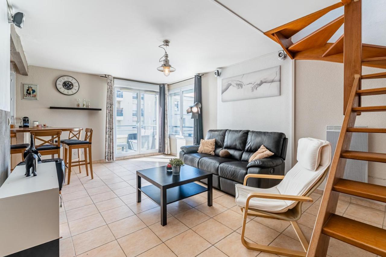 La Joliette; Duplex 2 Chambres, Parking Inclus+ Terrasse+ Ascenseur Марсилия Екстериор снимка